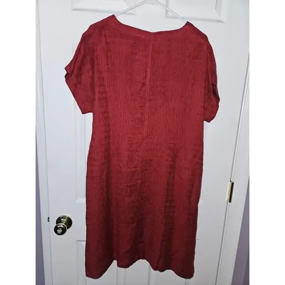 Soft Surroundings Red Midi Dress - Picture 3 of 8